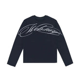 CROSSED SCRIPT CLOUD Long Sleeved