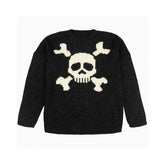 SKULL KNITTED CLOUD Pullover