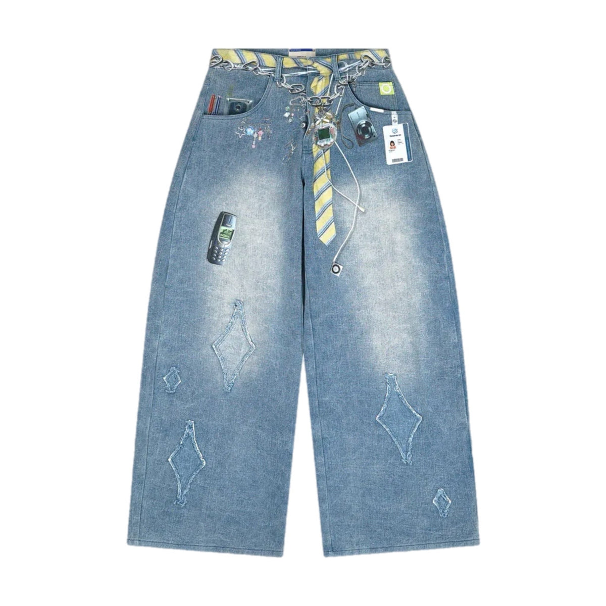 EMPLOYEE TIE CLOUD Baggy Jeans