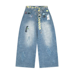 EMPLOYEE TIE CLOUD Baggy Jeans