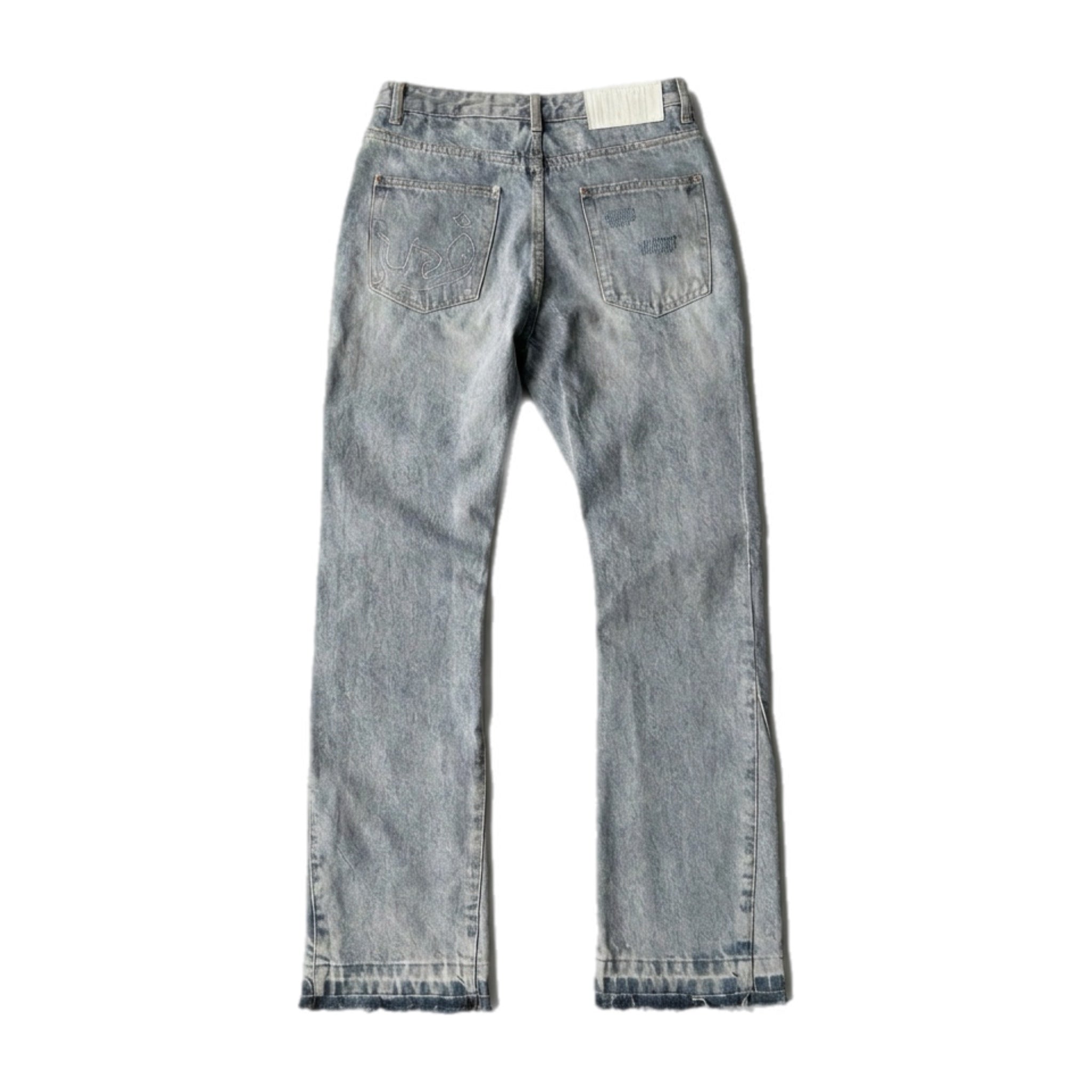 WASHED CLOUD Flared Pants