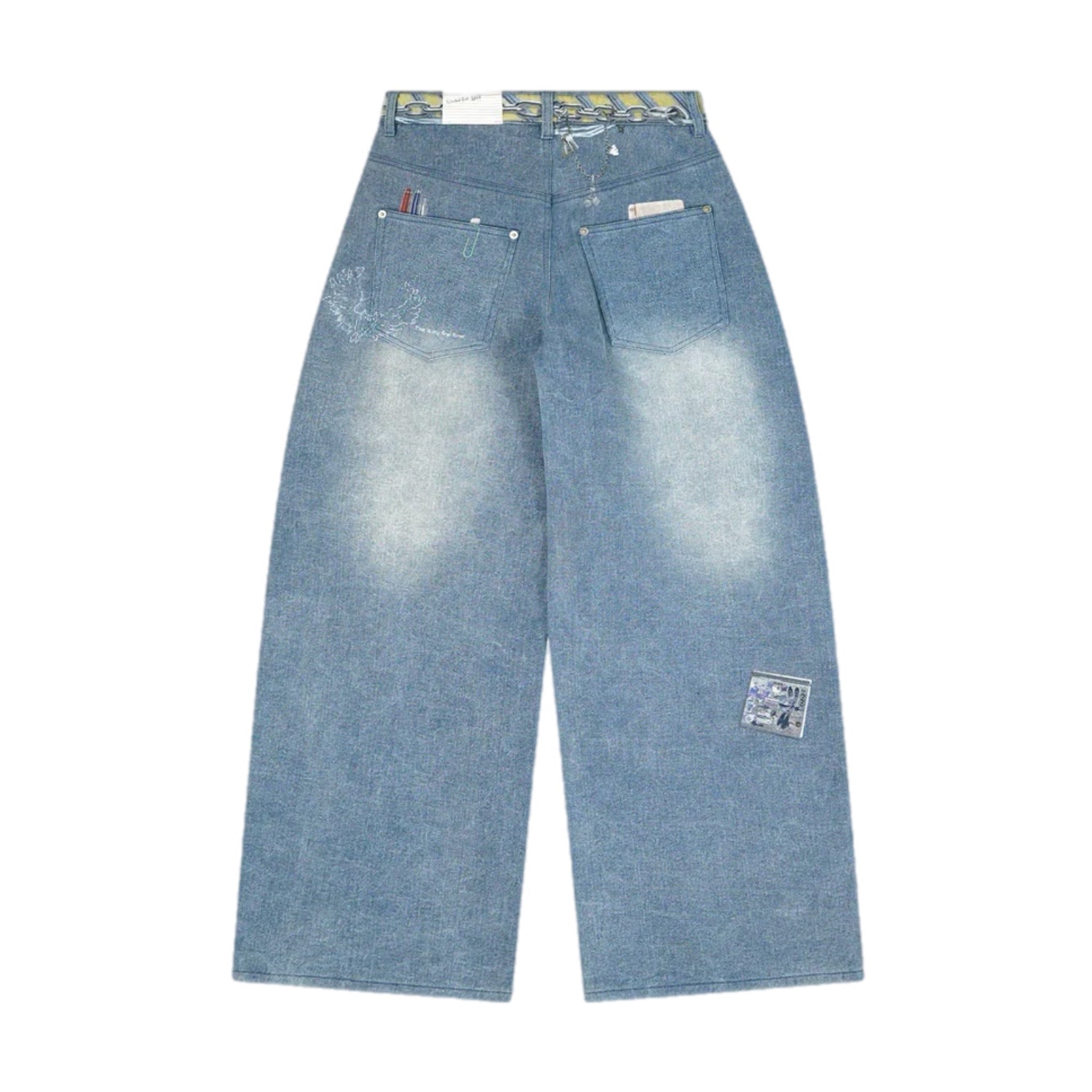 EMPLOYEE TIE CLOUD Baggy Jeans