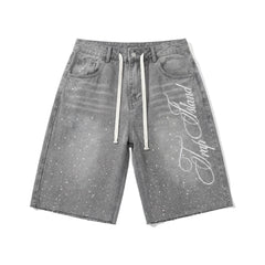 FLARED CLOUD PATTERN SHORTS