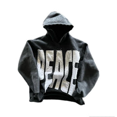 PEACE CLOUD Crop Hoodie
