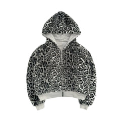 LEOPARD CLOUD Two Side Zip Up