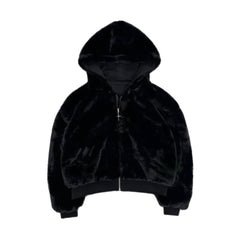 LEOPARD CLOUD Two Side Zip Up