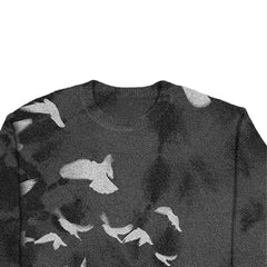 DEEP GREY KNITTED CLOUD Pullover