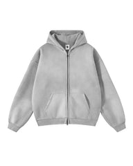 GRADIENT CARDIGAN CLOUD Loose Zipper