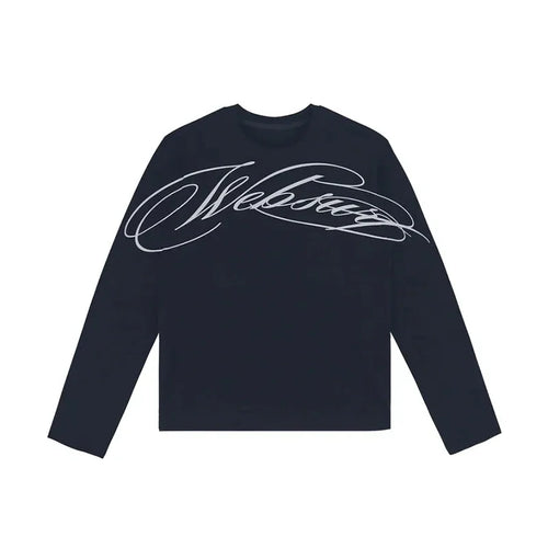 CROSSED SCRIPT CLOUD Long Sleeved
