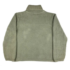 BLACK KNIT CLOUD Y2K Pullover