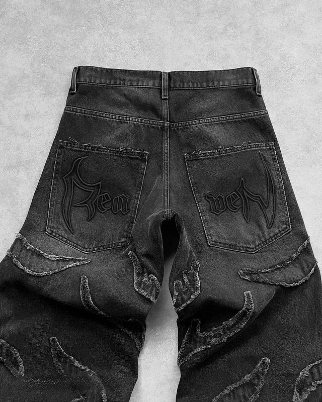 RETRO GOTHIC BLACK PANT