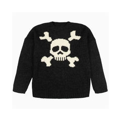 SKULL KNITTED  CLOUD Pullover