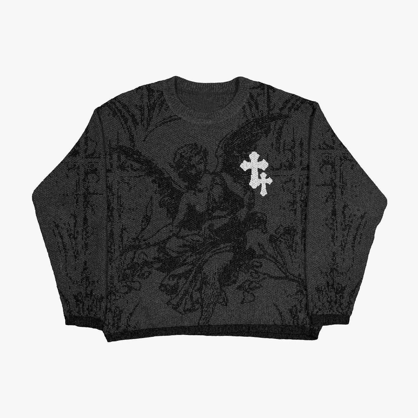 KNITWEAR CLOUD  CROSS Pullover