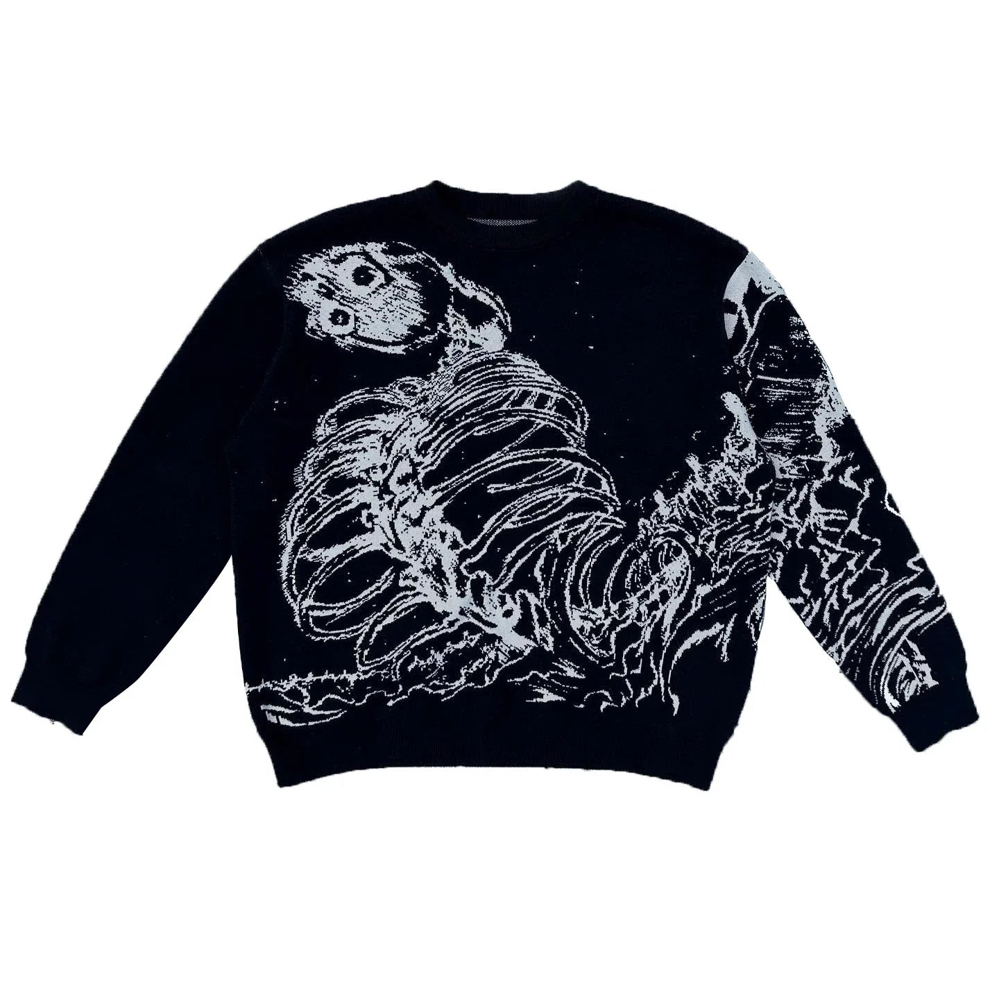 KNITTED BLACK CLOUD Pullover