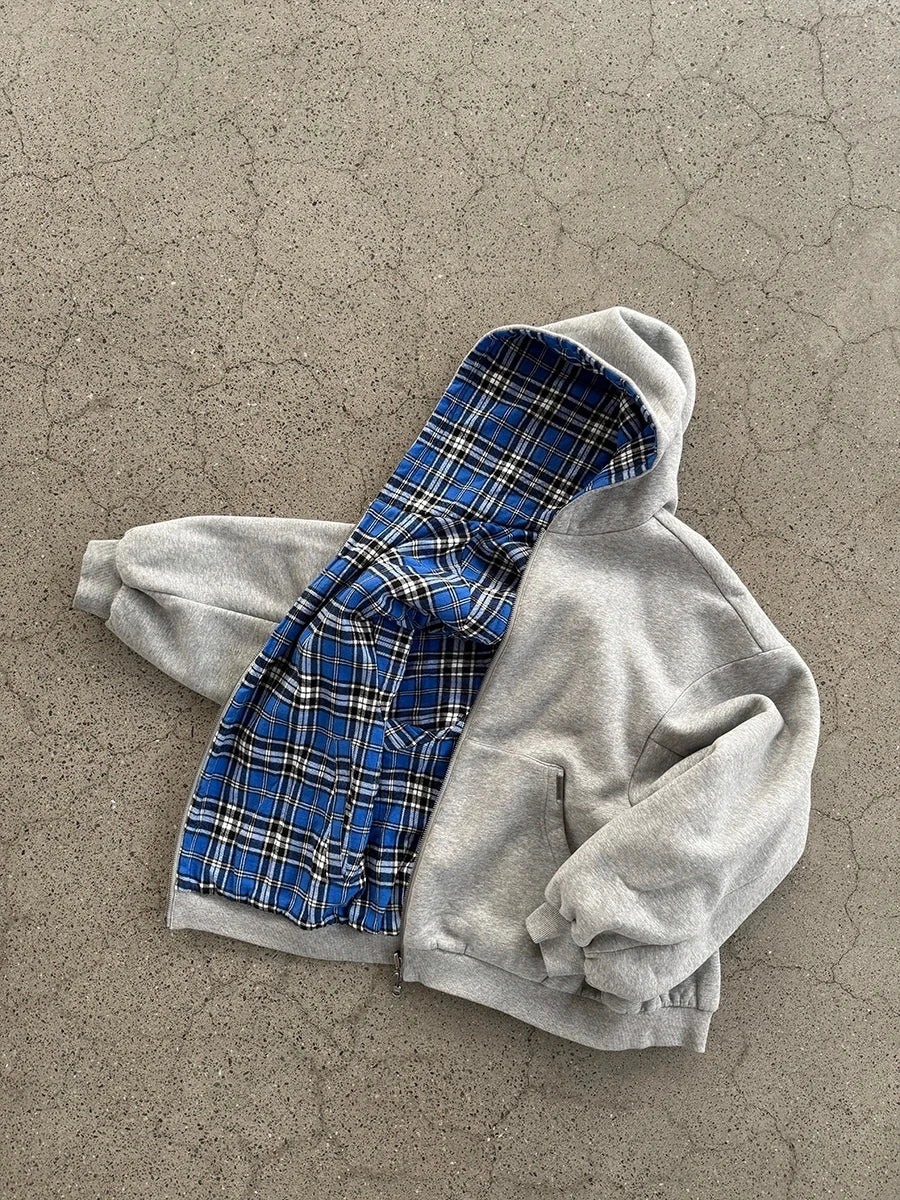 MKDARK CLOUD Both Sides Zip Up jacket