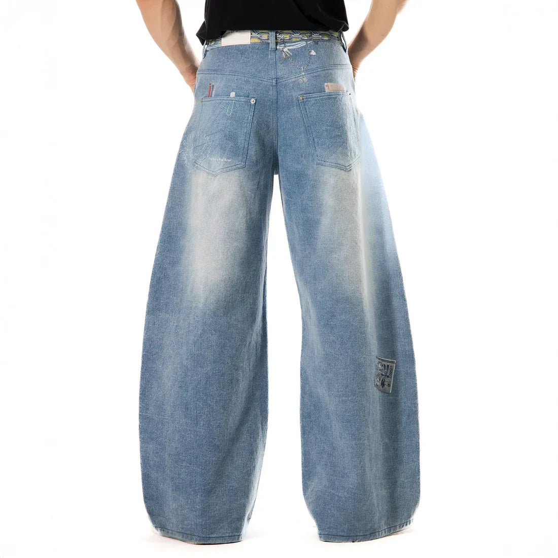 EMPLOYEE TIE CLOUD Baggy Jeans