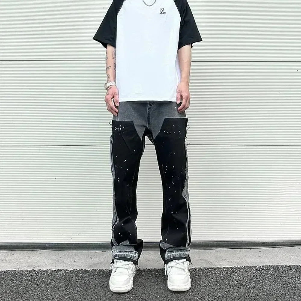 MNMLE CLOUD CARGO Flared Jeans