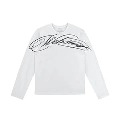 CROSSED SCRIPT CLOUD Long Sleeved
