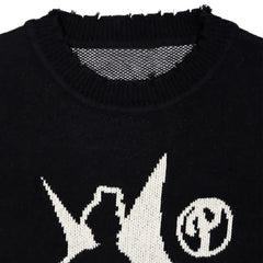 2 BLACK CLOUD Y2k Pullover