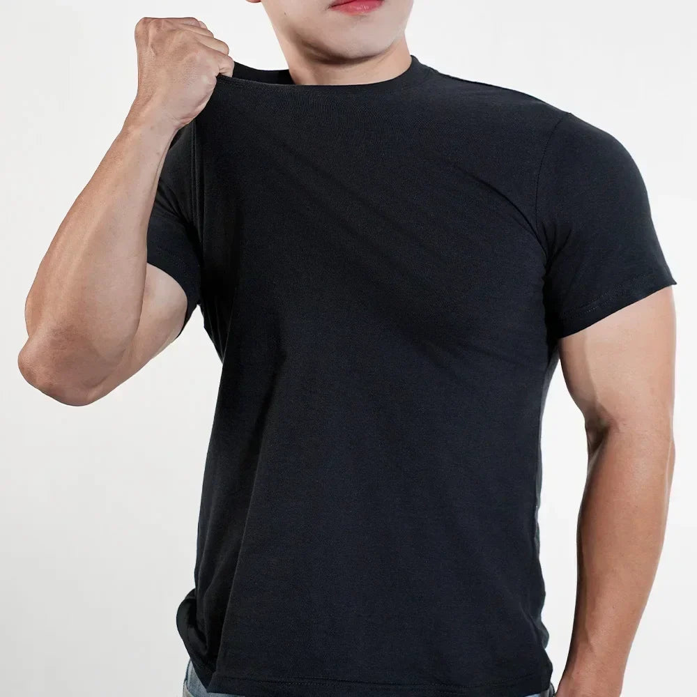 O NECK CLOUD Skinny Tee
